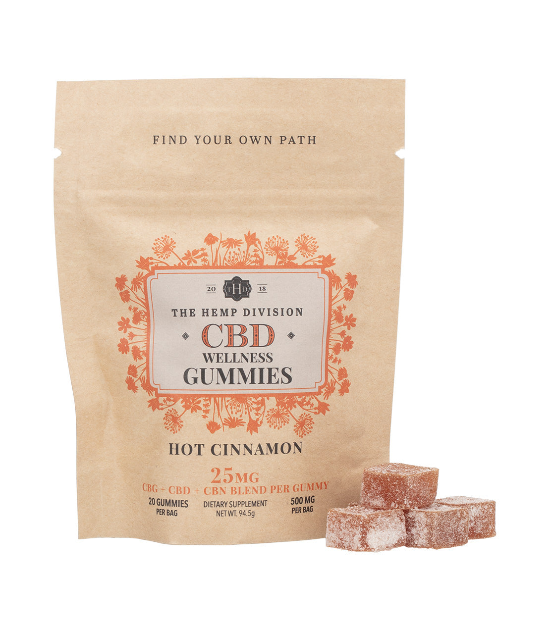 The Hemp Division Hot Cinnamon CBD Wellness Gummies Best Price