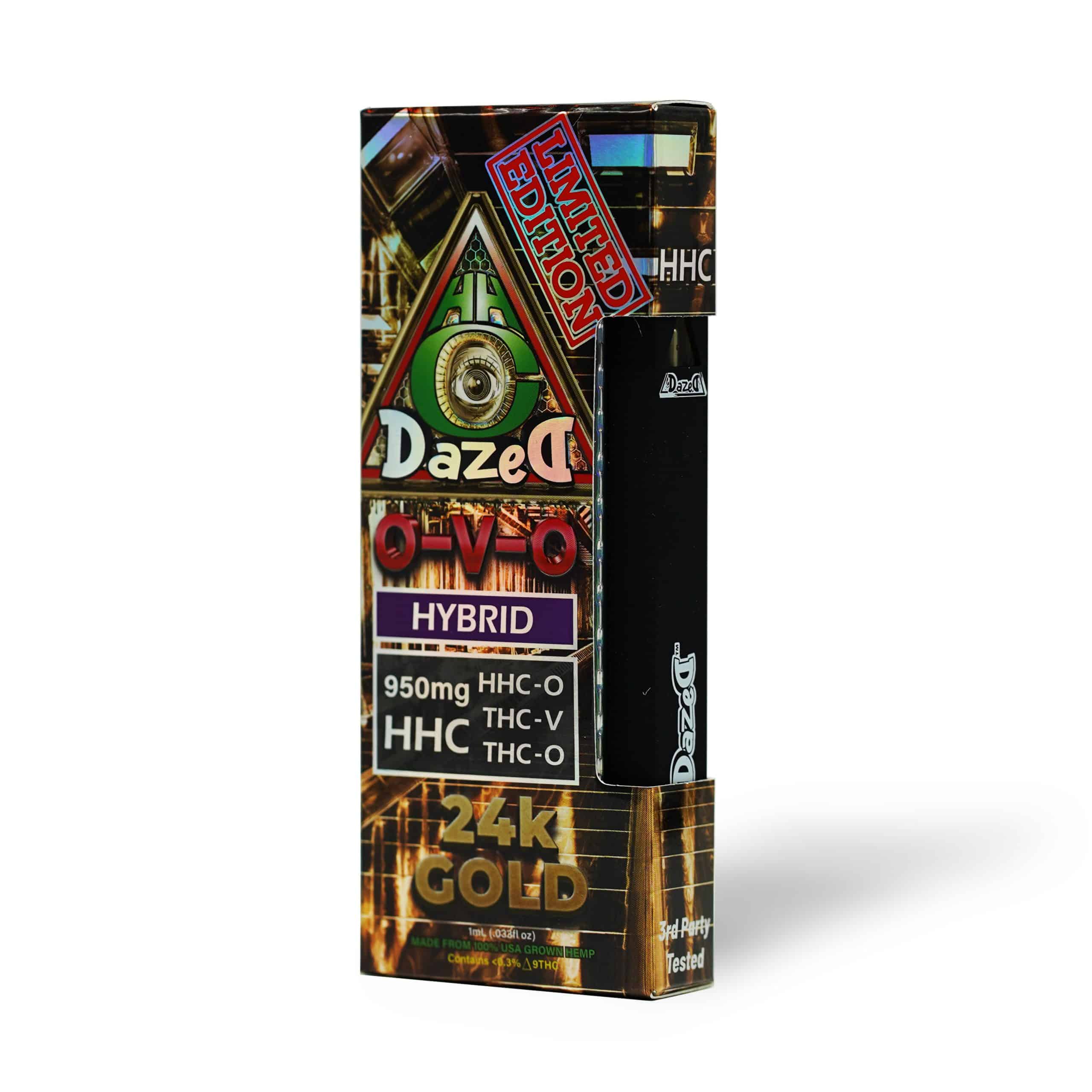 DazeD8 24k Gold HHC-O + THCV + THC-O Disposable (1g) Best Price