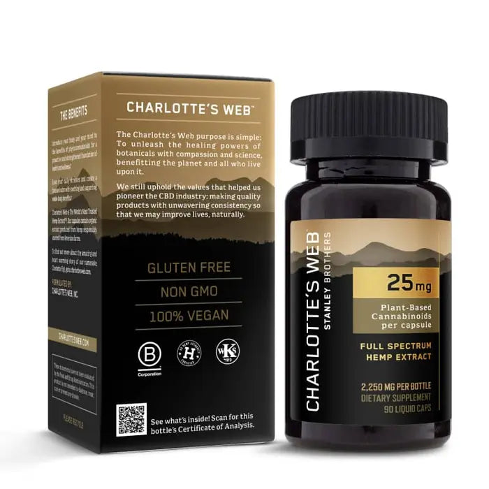 25mg CBD Oil Capsules | Charlotte's Web Best Price