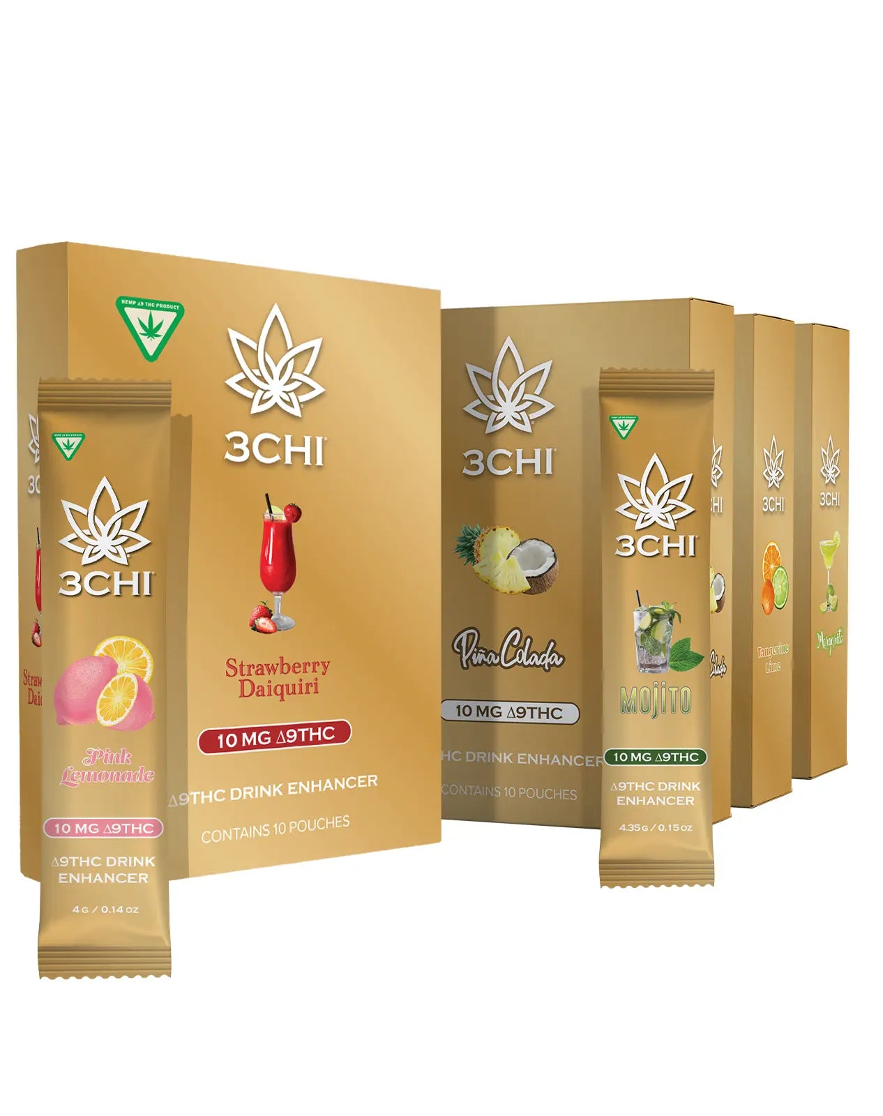 3CHI Delta-9 THC Flavored Drink Enhancer | 10-Pack Best Price