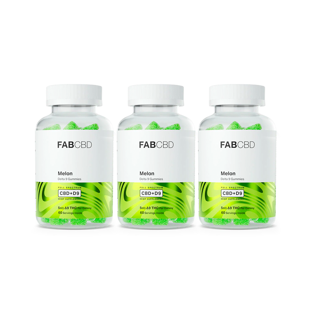 FAB CBD Delta 9 Gummies: 3-Pack Best Price