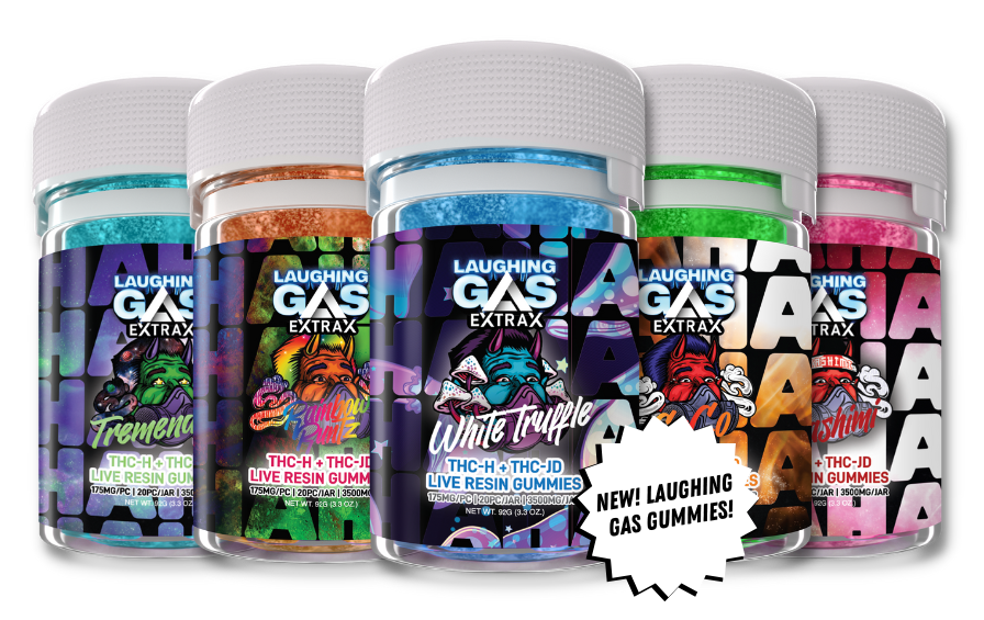 THCjd + THCH 3500mg Gummies | Laughing Gas Extrax Best Price