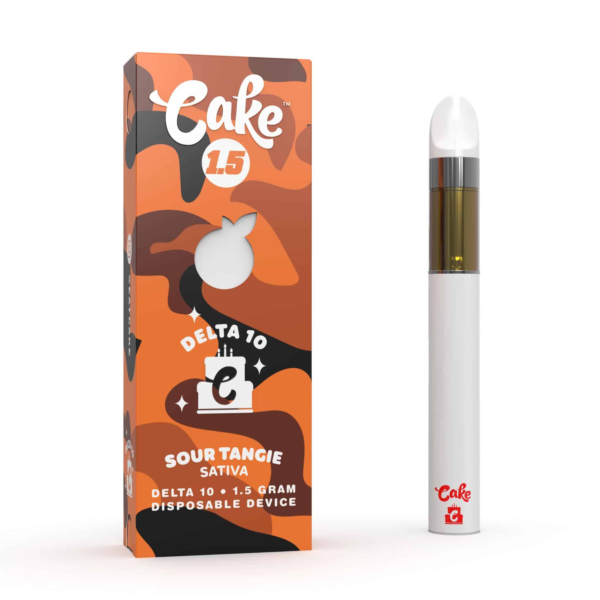 Cake Sour Tangie Delta 10 Disposable (1.5g) Best Price
