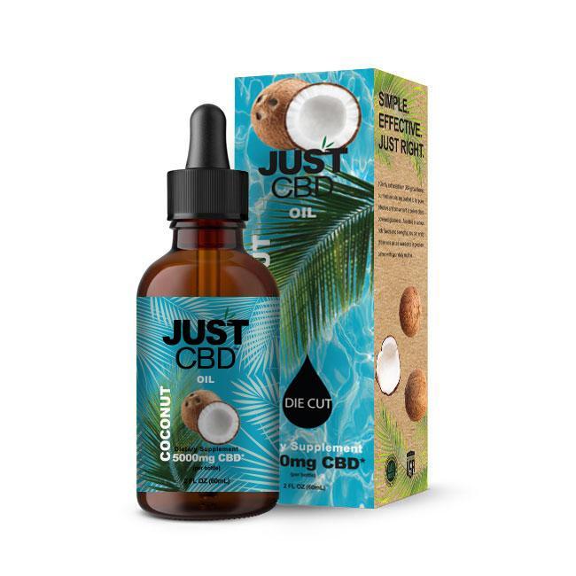 JustCBD Oil Tincture Coconut 5000mg Best Price