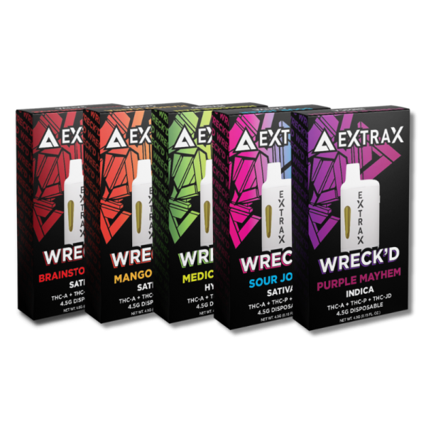 Delta Extrax THCA + THCP 4.5G Disposable | Wreck’d Series Best Price