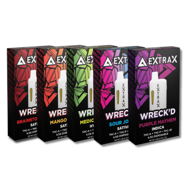 Delta Extrax THCA + THCP 4.5G Disposable | Wreck’d Series Best Price