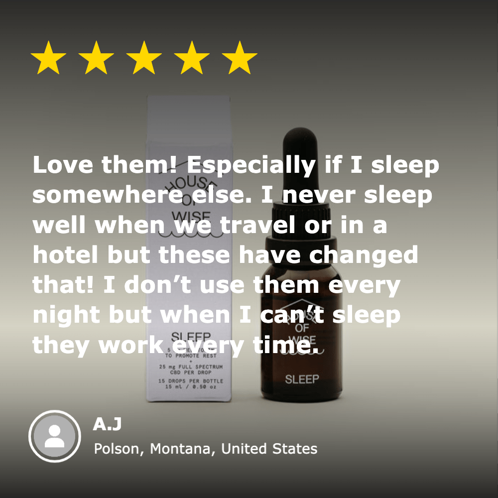 House of Wise CBD Sleep Oil (750mg) Best Price