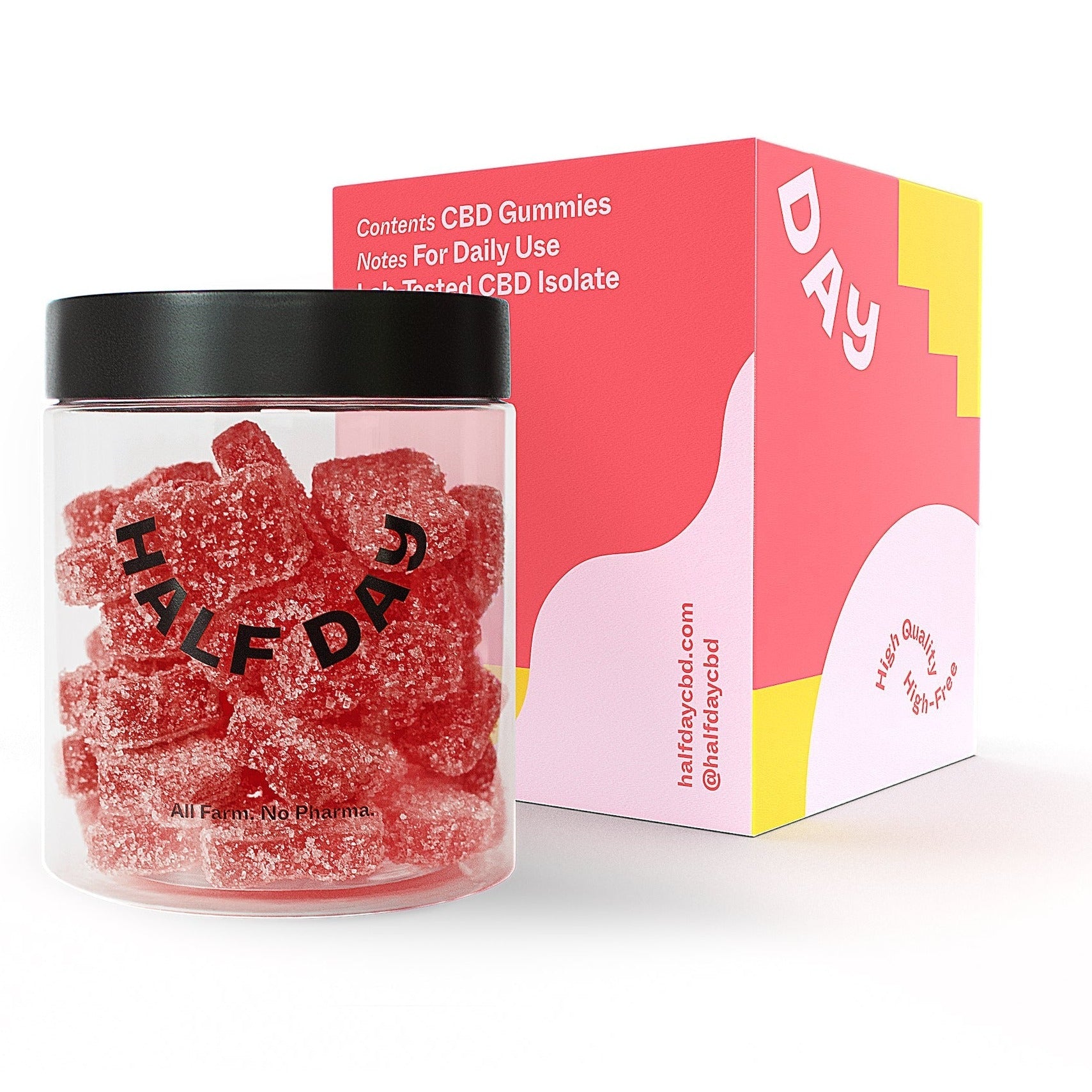 Half Day Strawberry CBD Gummies (isolate) Best Price