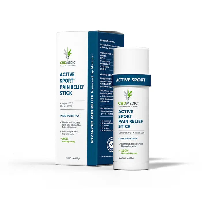 Pain Relief Stick with CBD, Active Sport | CBDMEDIC Active Sport Pain Relief Stick | Charlotte's Web Best Price