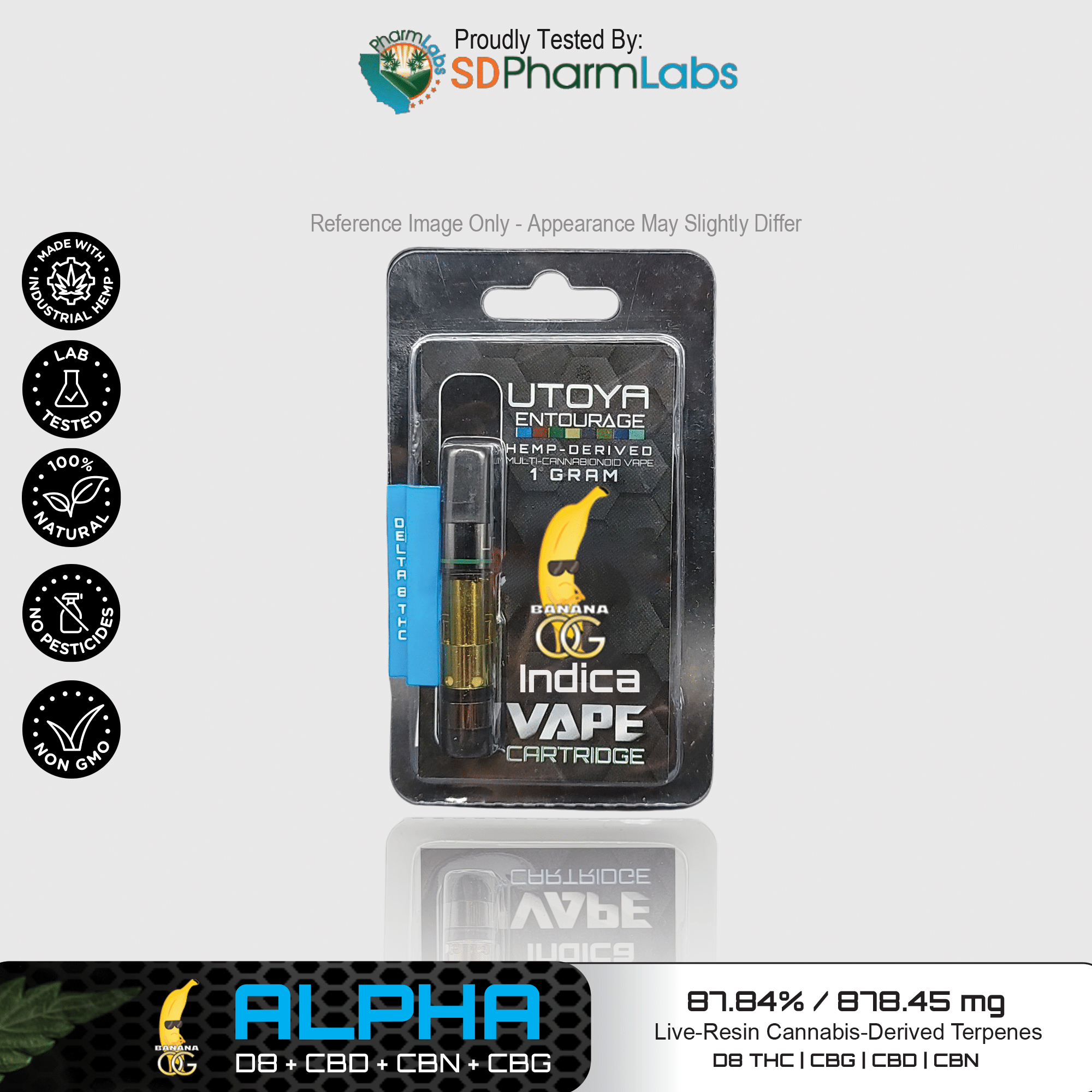 Utoya | Live Resin Delta 8 THC Vape Cartridge - 1g Best Price