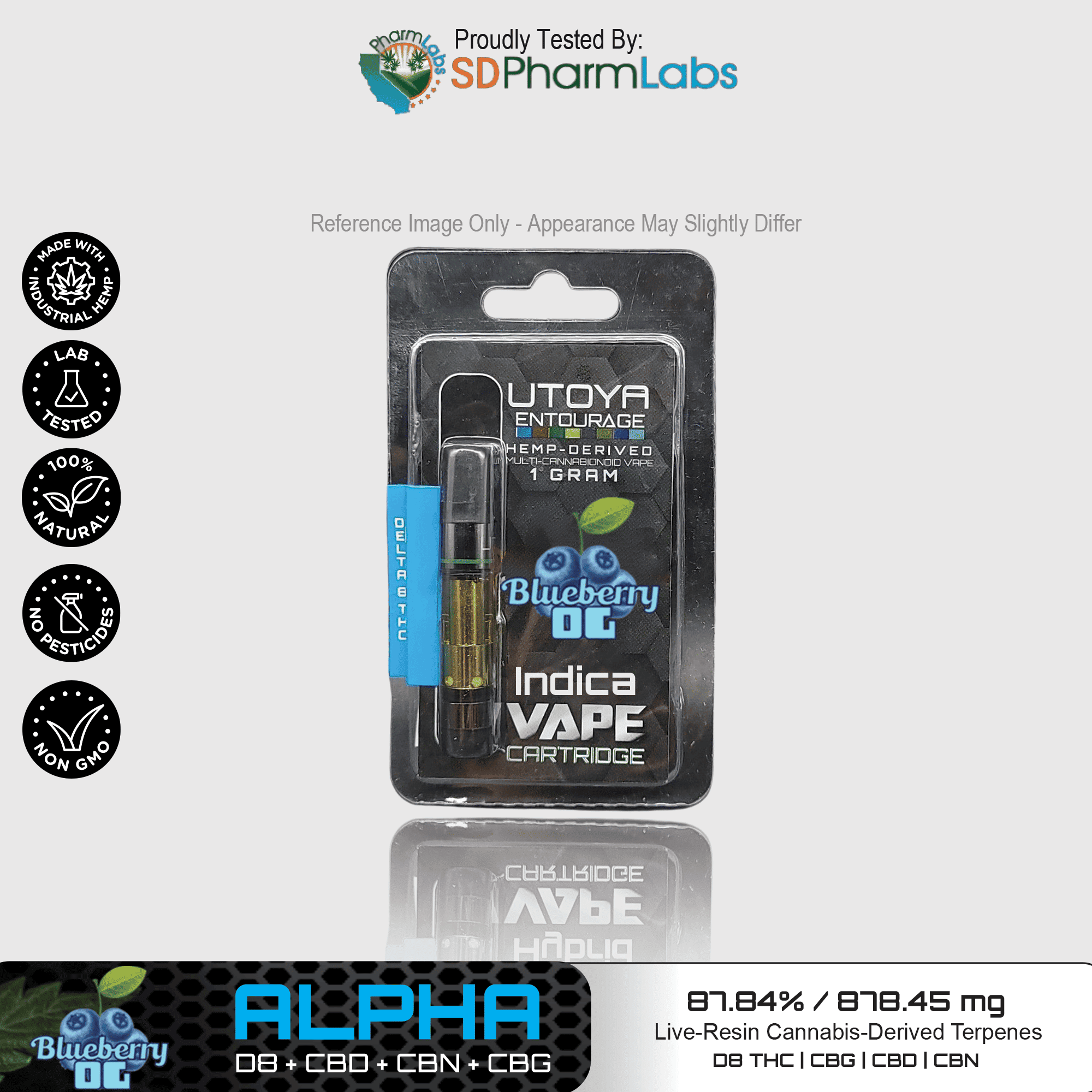 Utoya | Live Resin Delta 8 THC Vape Cartridge - 1g Best Price