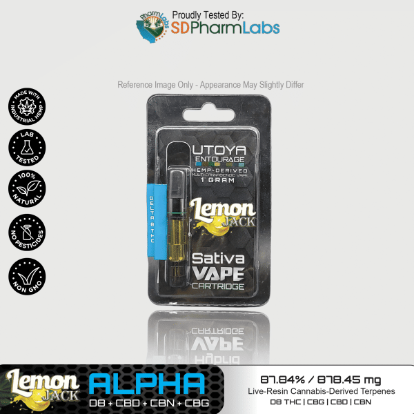 Utoya | Live Resin Delta 8 THC Vape Cartridge - 1g Best Price
