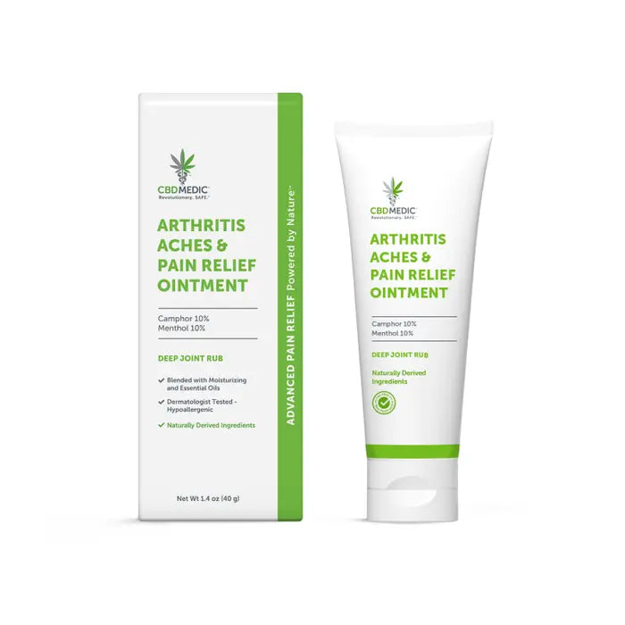 Arthritis Pain Relief Ointment, Formulated with CBD | CBDMEDIC Arthritis Aches and Pain Relief Ointment | Charlotte's Web Best Price