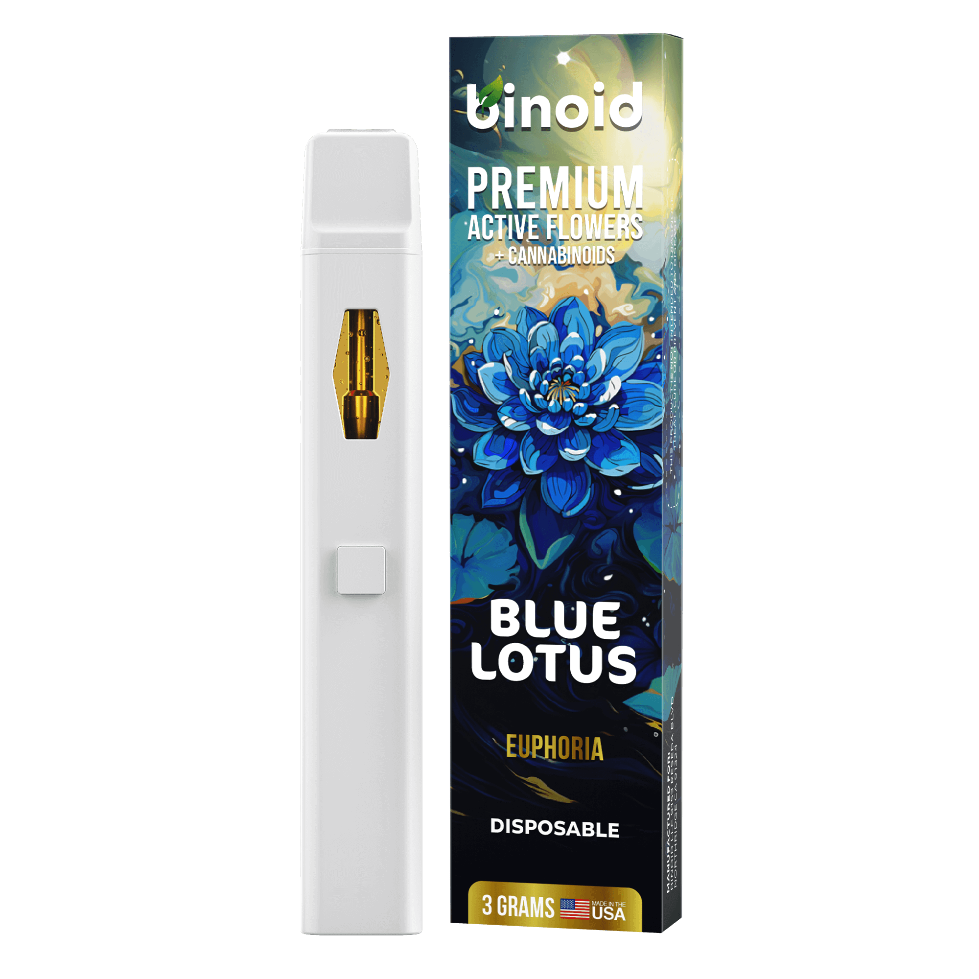 Binoid Blue Lotus Disposable Vape – 3 Gram Best Price
