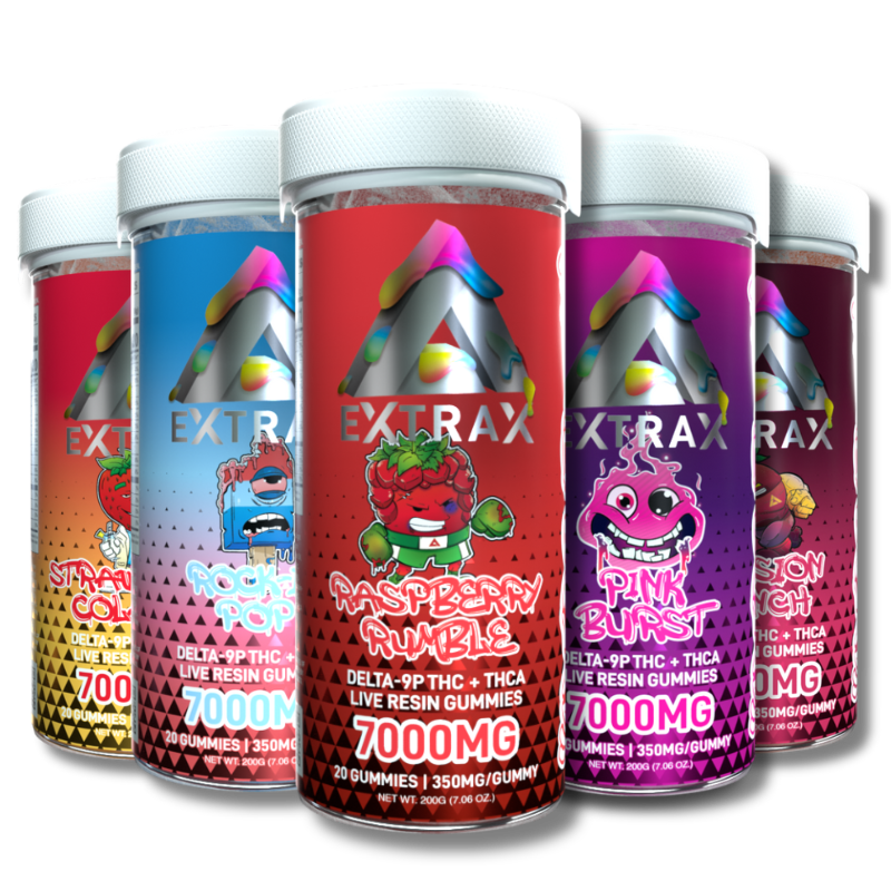 Delta Extrax THCa 7000mg Gummies | Adios Blend Best Price
