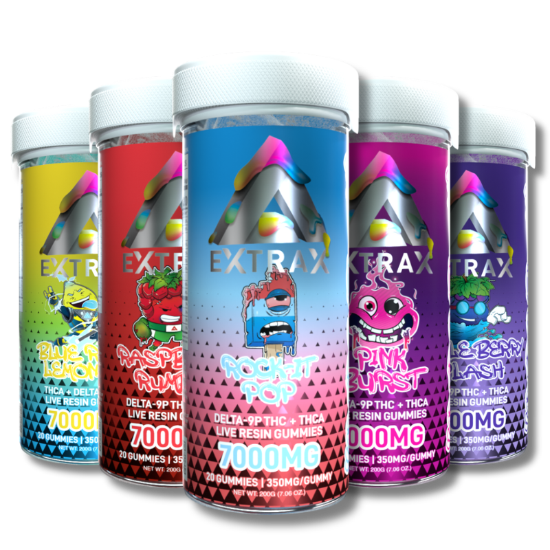Delta Extrax THCa 7000mg Gummies | Adios Blend Best Price