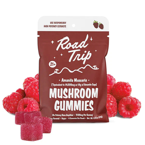 Road Trip Amanita Muscaria Mushroom Gummies Best Price