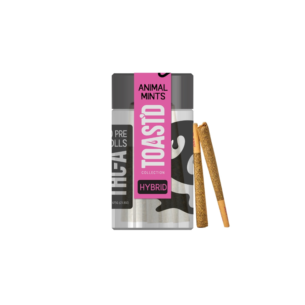 Half Bak'd Animal Mints - TOAST'D THC-A Pre-Rolls - Hybrid Best Price