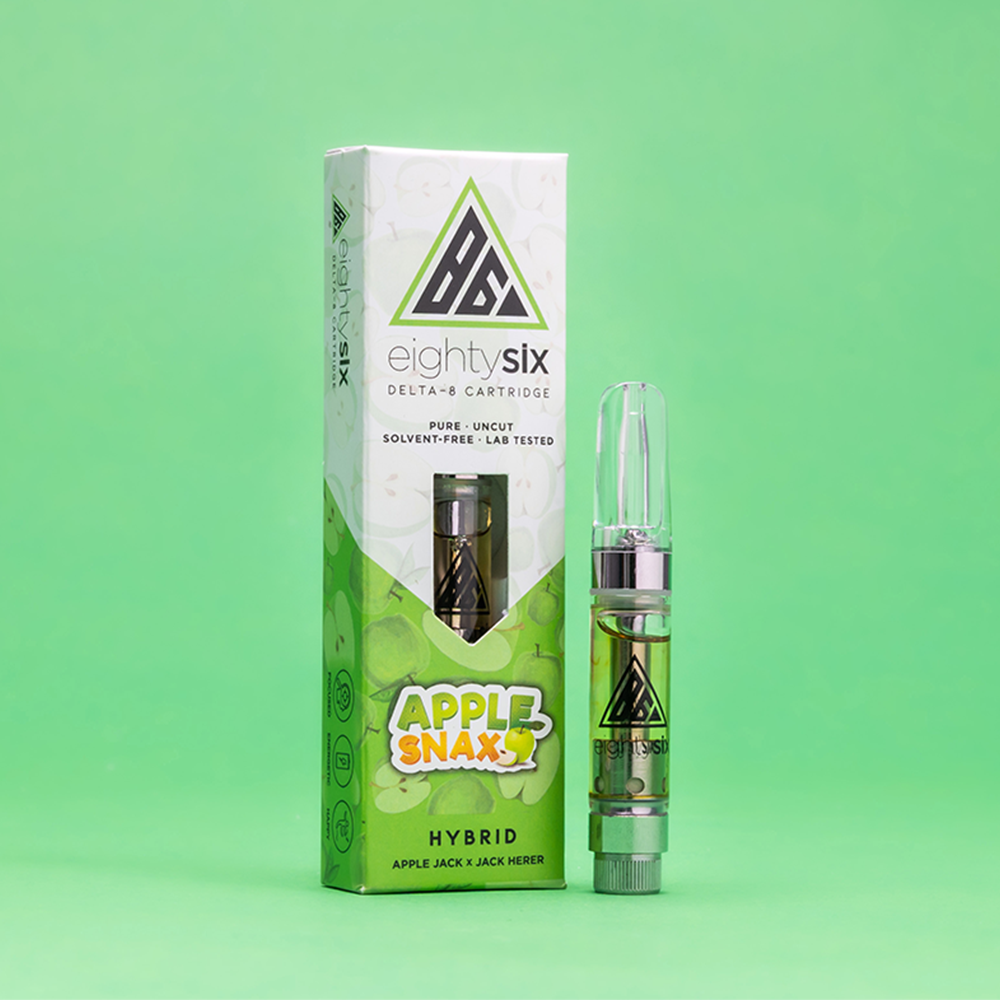 Eighty Six Apple Snax Delta-8 THC Vape Cartridge (Apple Jack) Best Price