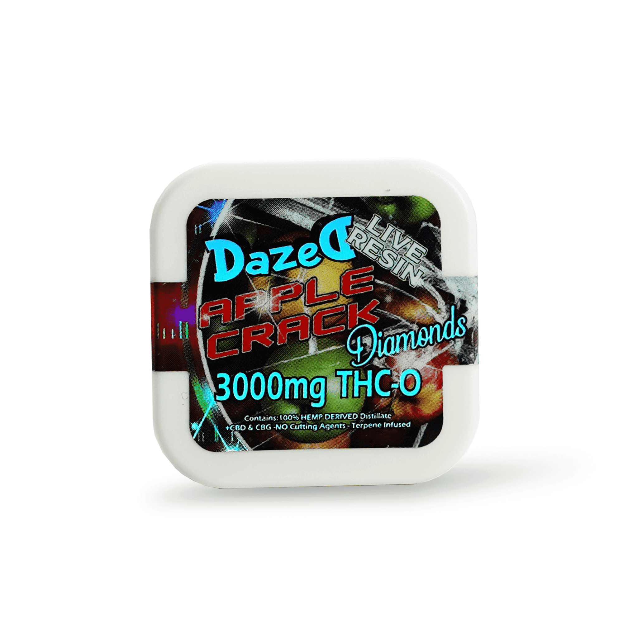 DazeD8 Apple Crack Live Resin Delta 8 THC-O Diamond Dab (3g) Best Price