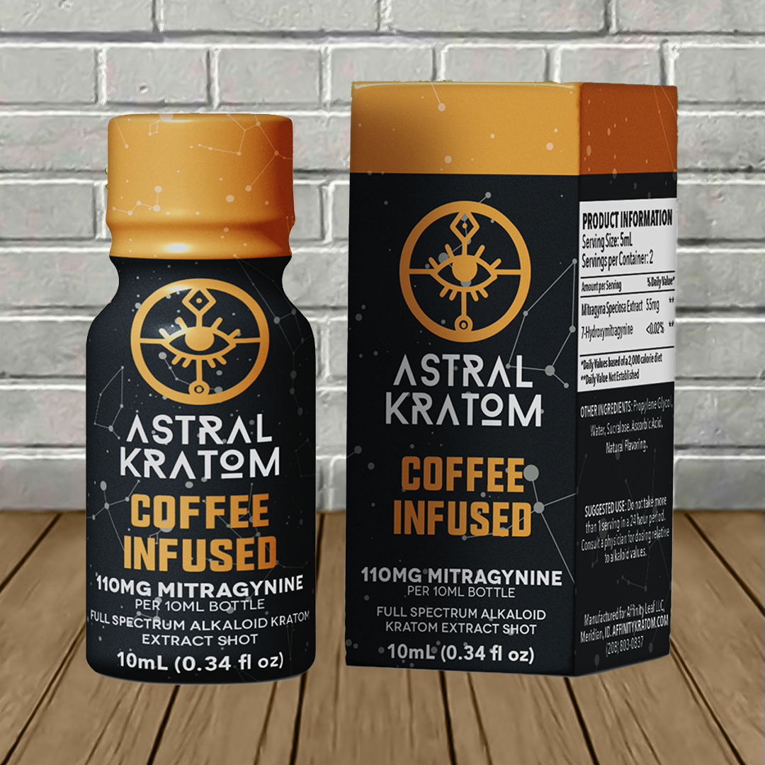 Astral Kratom Coffee Infused Kratom Extract Shot 10ml Best Price