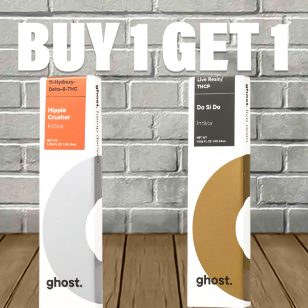 B1G1 Ghost Hemp Delta 11 THC + THCP OVL Disposable 2g Best Price