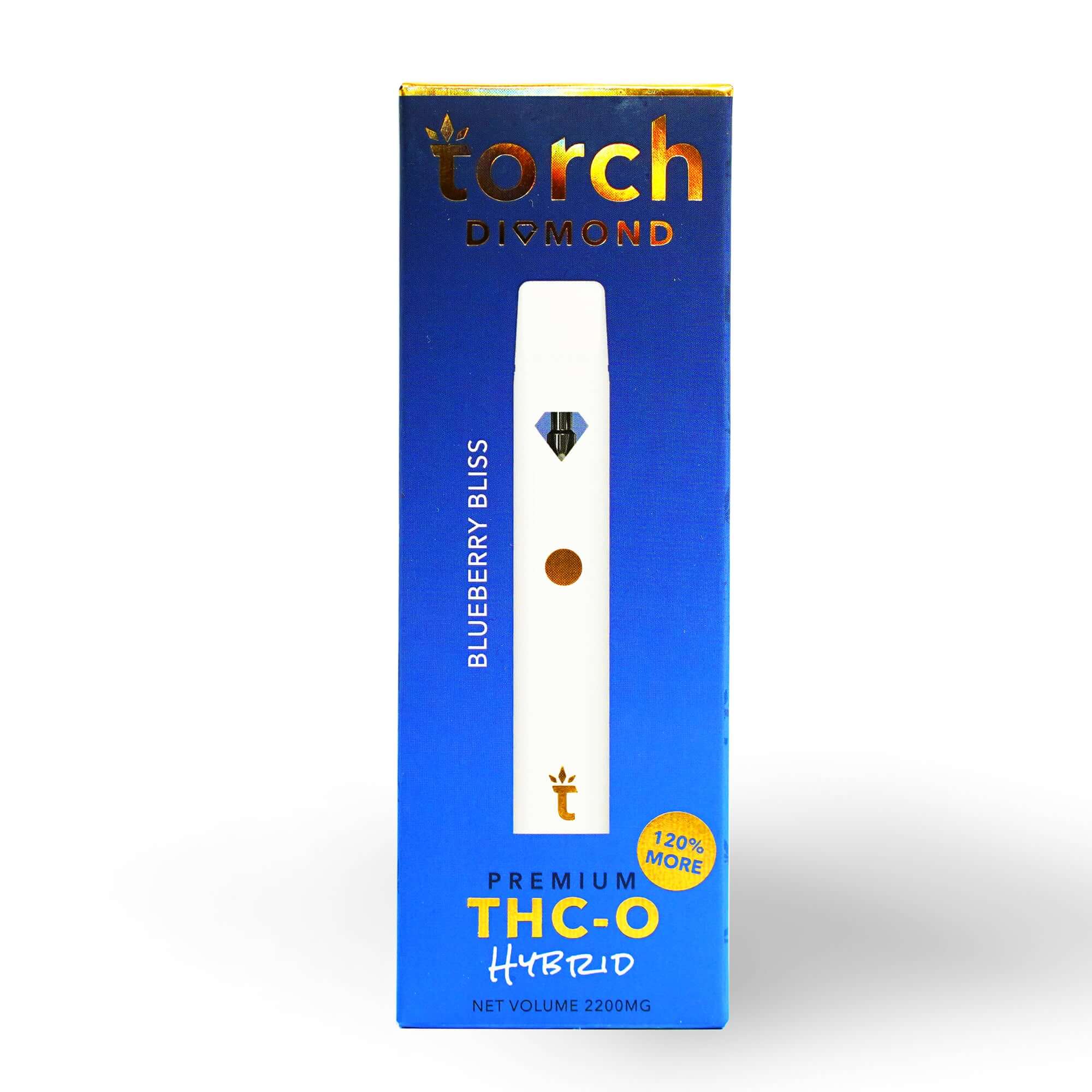 Torch Diamond Blueberry Bliss THC-O + Delta 8 Disposable (2.2g) Best Price