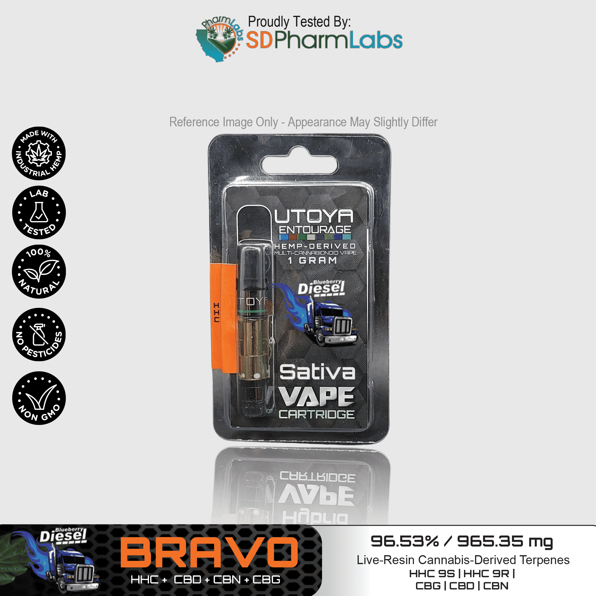 Utoya | Live Resin Delta 8 THC Vape Cartridge - 1g Best Price