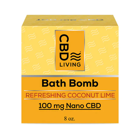 CBD Living | CBD Bath Bomb - 100mg Best Price