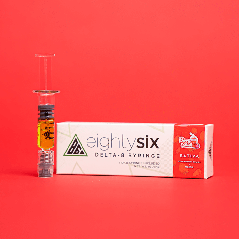 Eighty Six Berry Slush (Strawberry Cough) Delta-8 THC Syringe Best Price