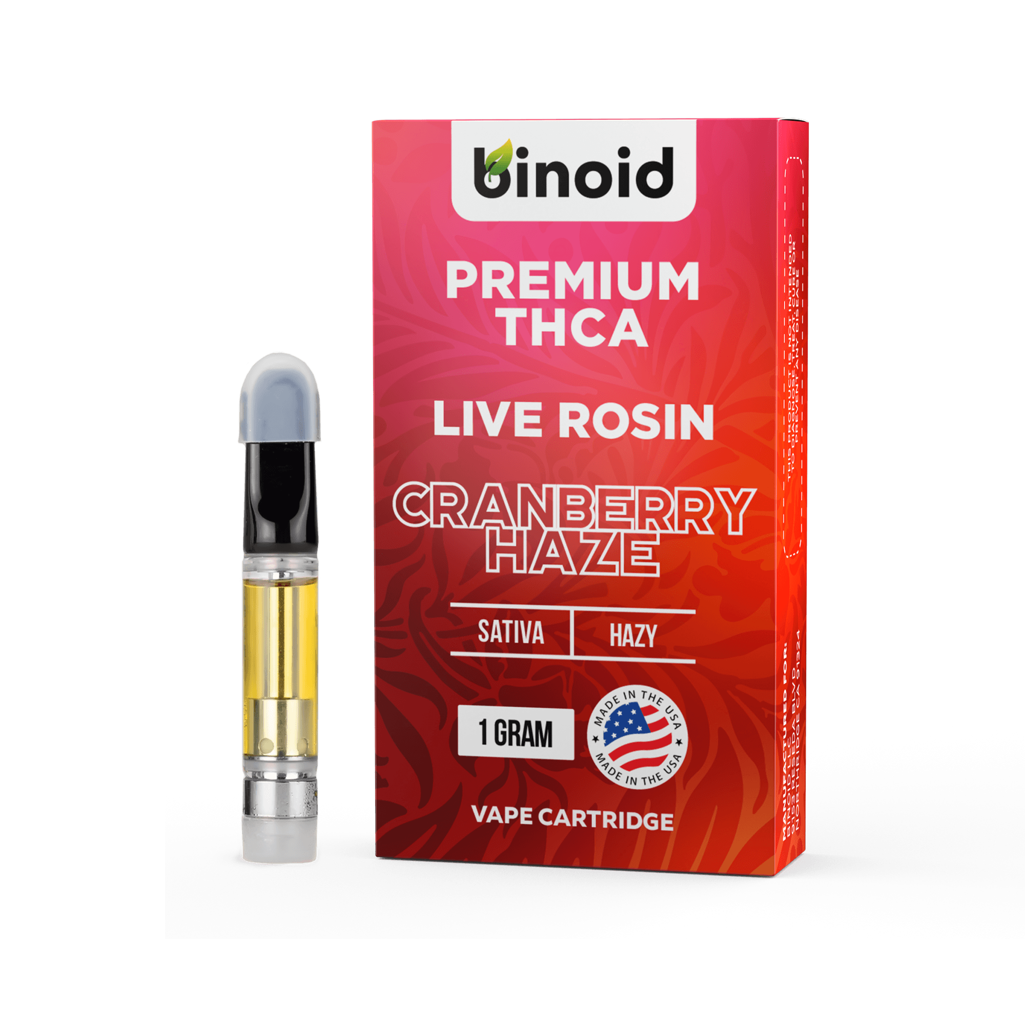 Binoid THCA Vape Cartridge - Live Rosin Best Price