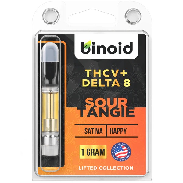 Binoid THCV + DELTA 8 THC Vape Cartridge - Sour Tangie Best Price