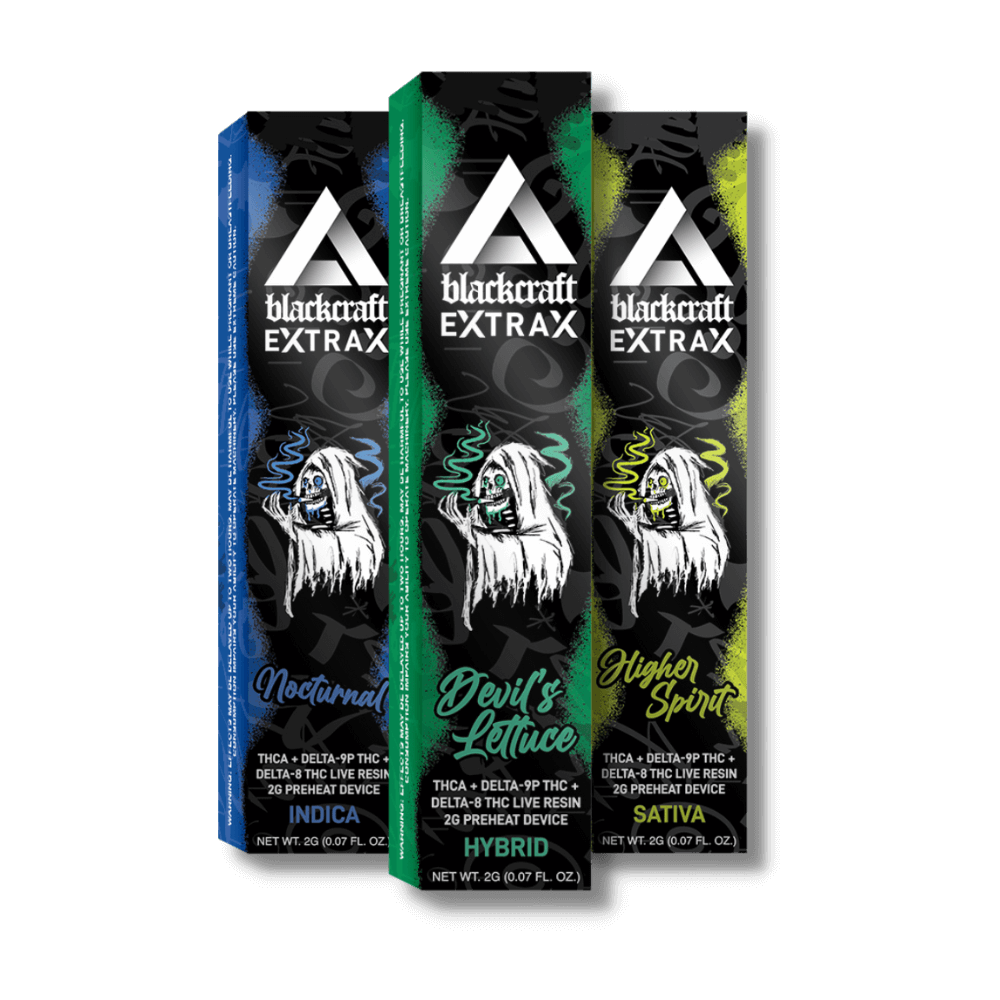 Delta Extrax Reaper’s Choice | Pre-Heat Disposable Bundle | Blackcraft Extrax Best Price