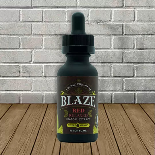 Blaze Kratom Extract RED RELAXED Tincture Best Price