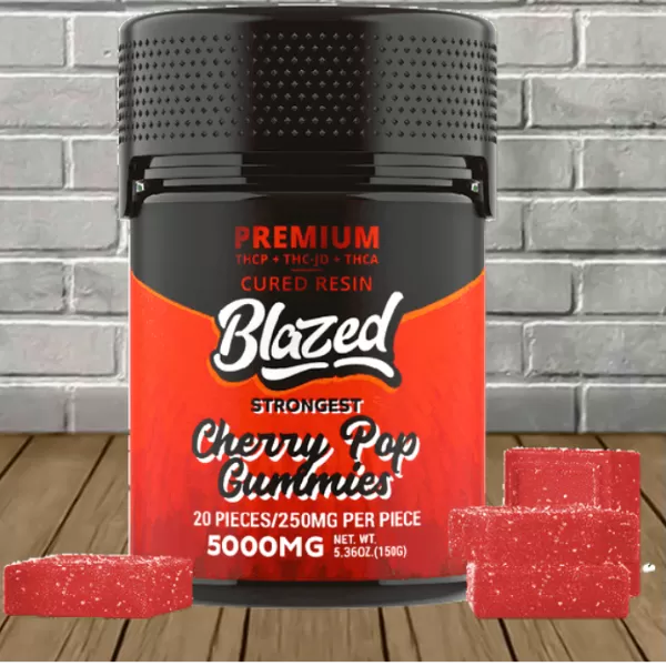 Blazed Premium Cured Resin THCa + THCP Gummies 5000mg Best Price