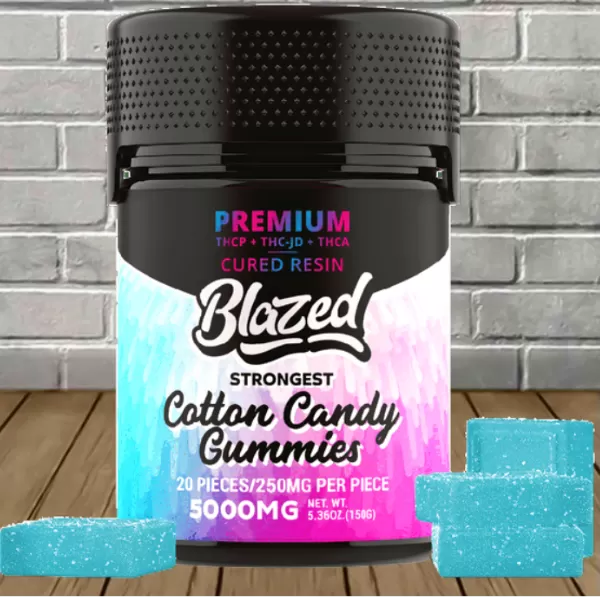Blazed Premium Cured Resin THCa + THCP Gummies 5000mg Best Price