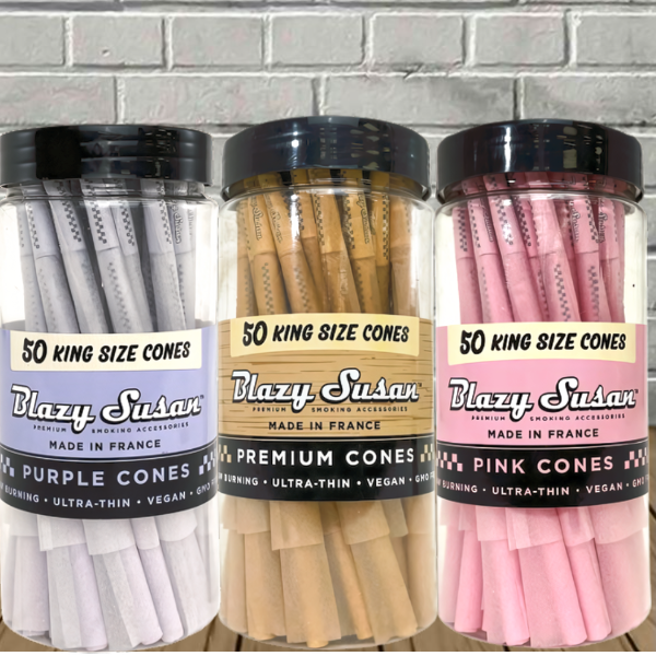 Blazy Susan King Size Pre-Rolled Cones 50ct Jar Best Price