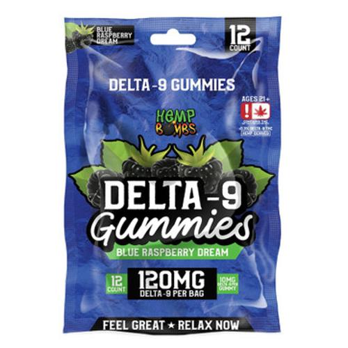Hemp Bombs Blue Raspberry Delta 9 Gummies Best Price