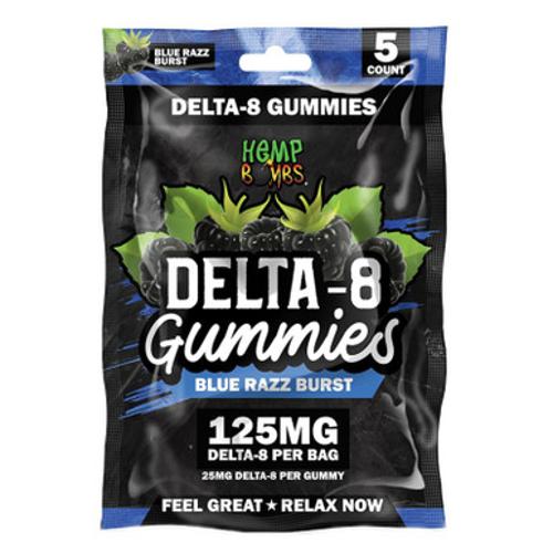 Hemp Bombs Blue Razz Burst Delta 8 Gummies Best Price