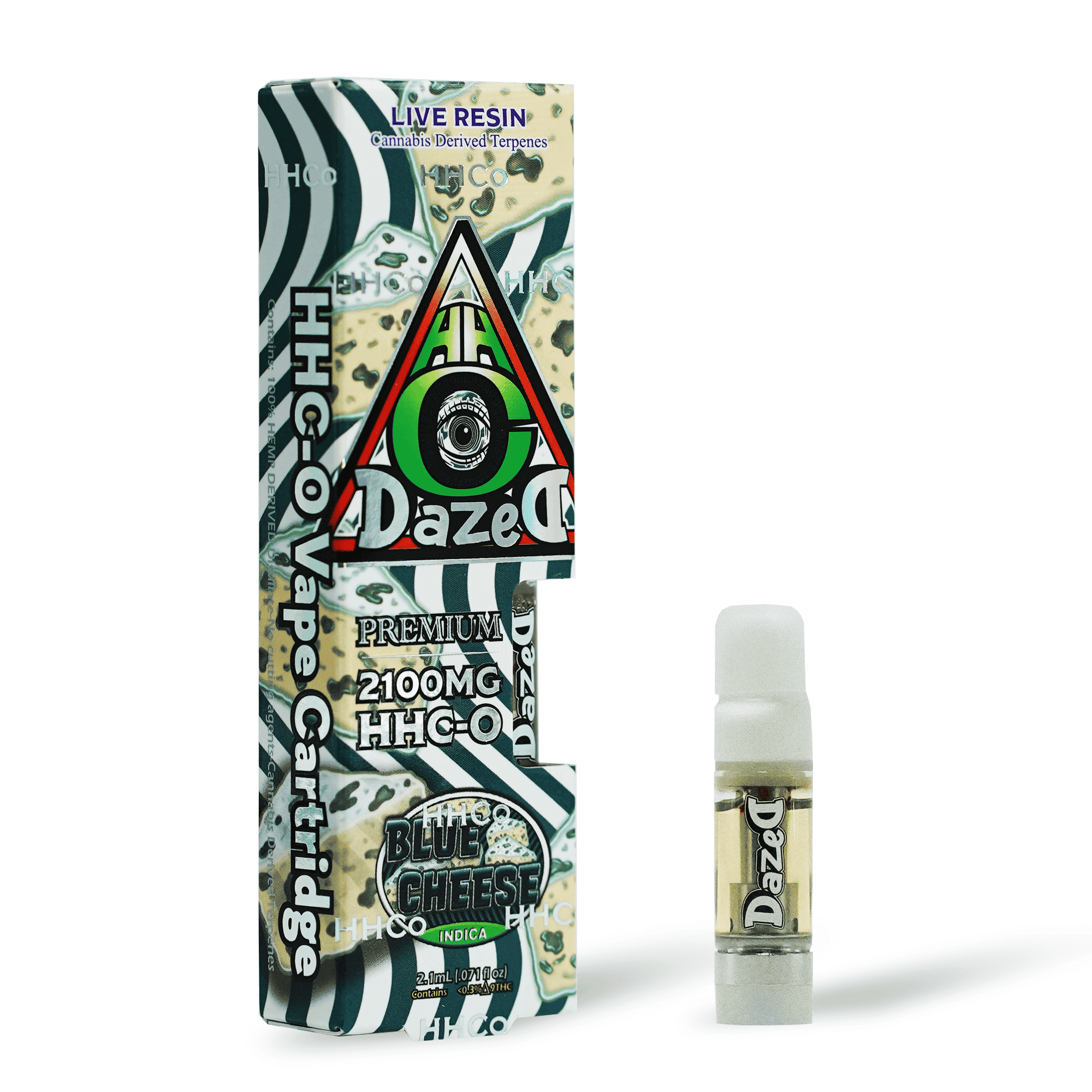 DazeD8 Blue Cheese HHC-O Cartridge (2.1g) Best Price