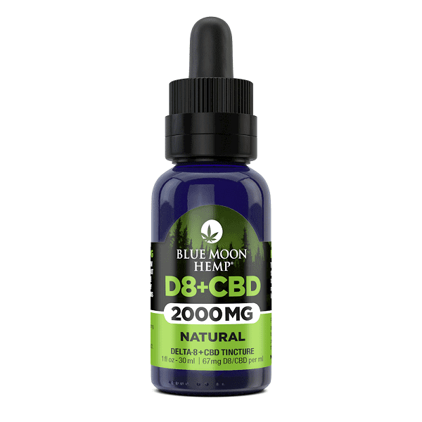 Blue Moon Hemp D8 and CBD Tincture 2000mg Best Price