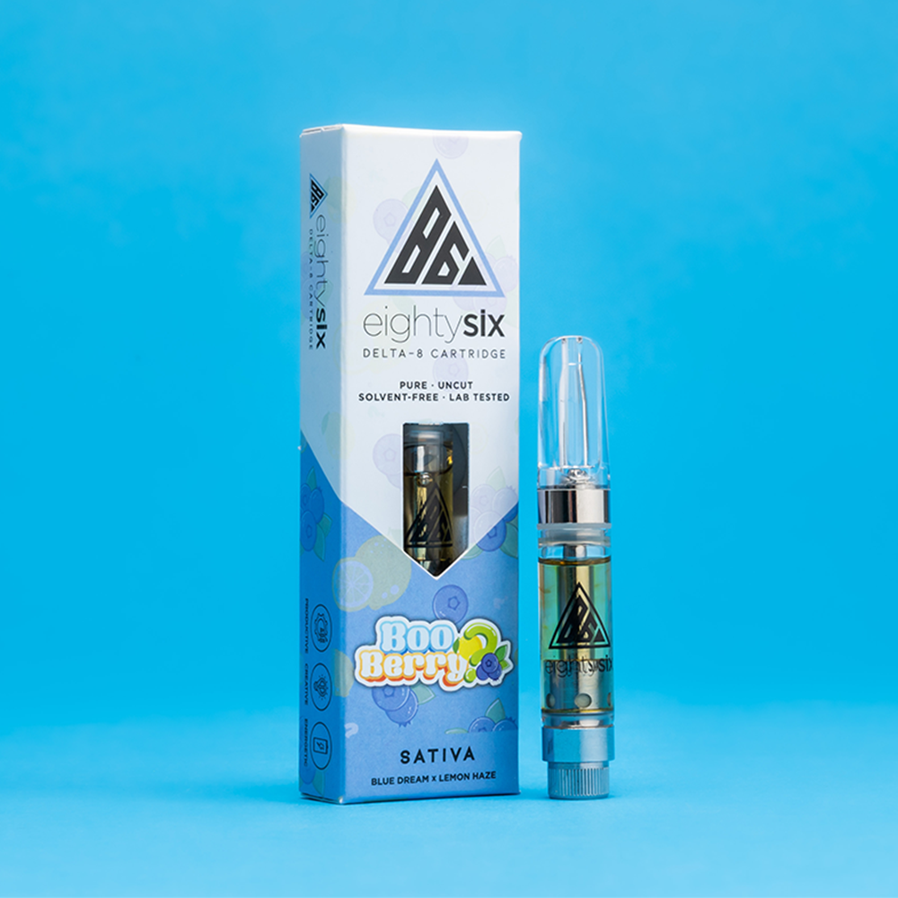 Eighty Six Boo Berry Delta-8 THC Vape Cartridge (Blue Dream) Best Price