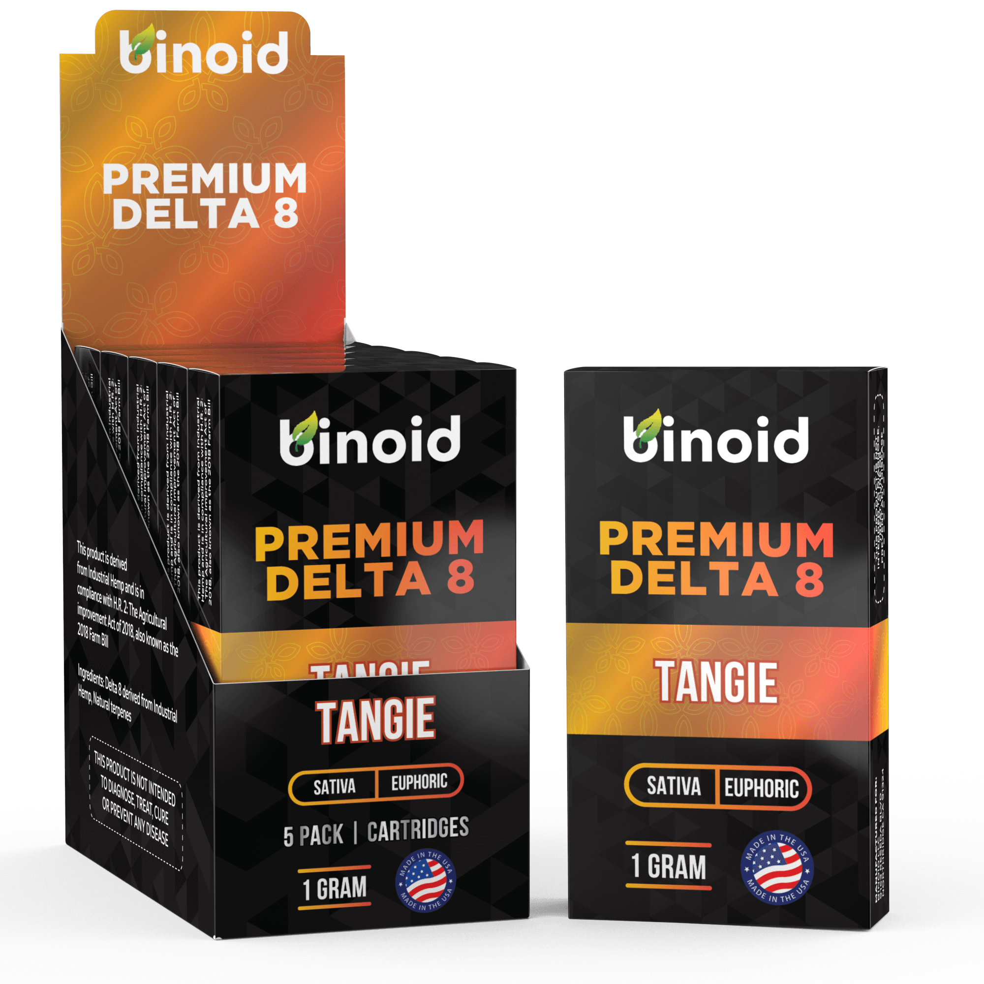 Binoid Delta 8 THC Vape Cartridge - Tangie Best Price
