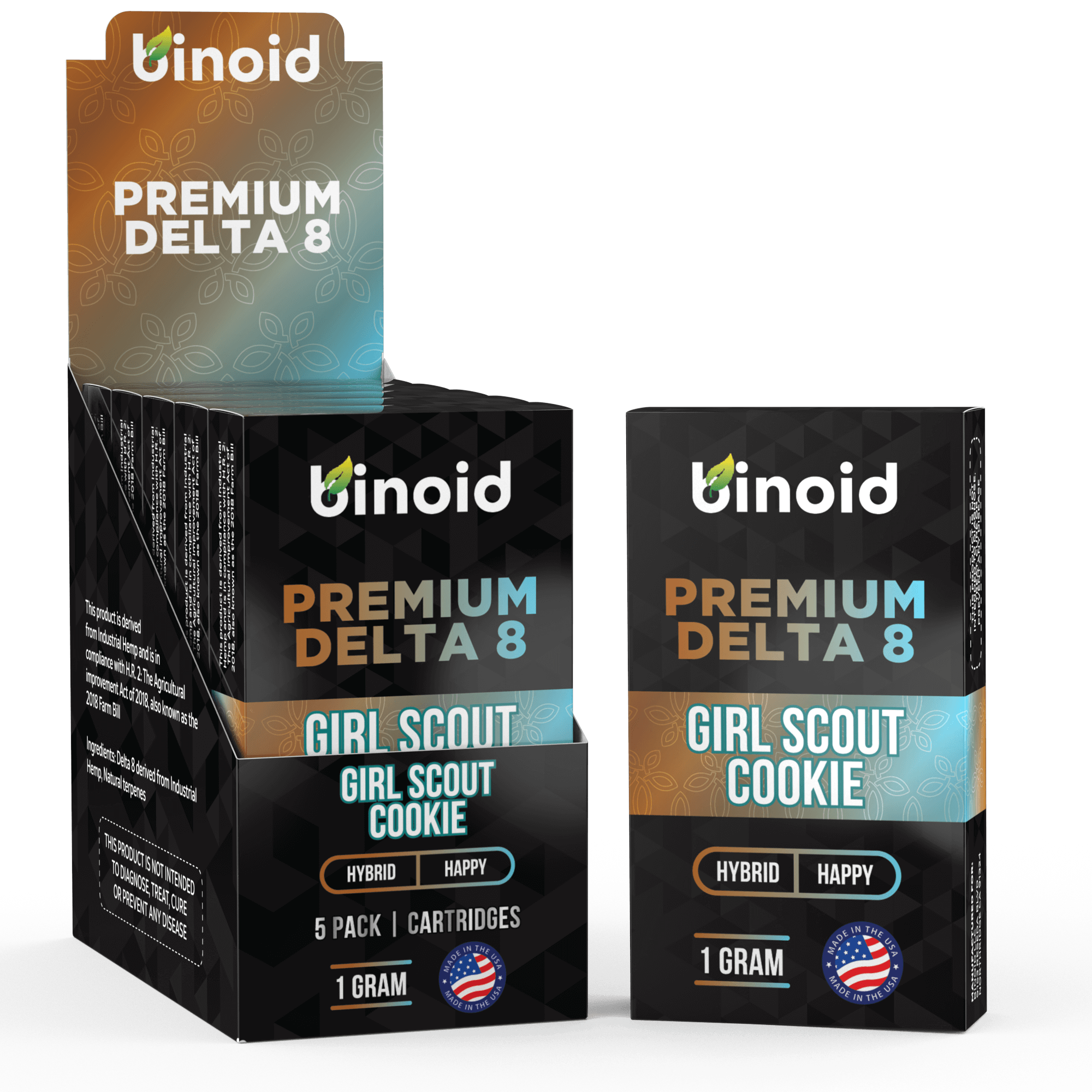 Binoid Delta 8 THC Vape Cartridge - Girl Scout Cookie Best Price