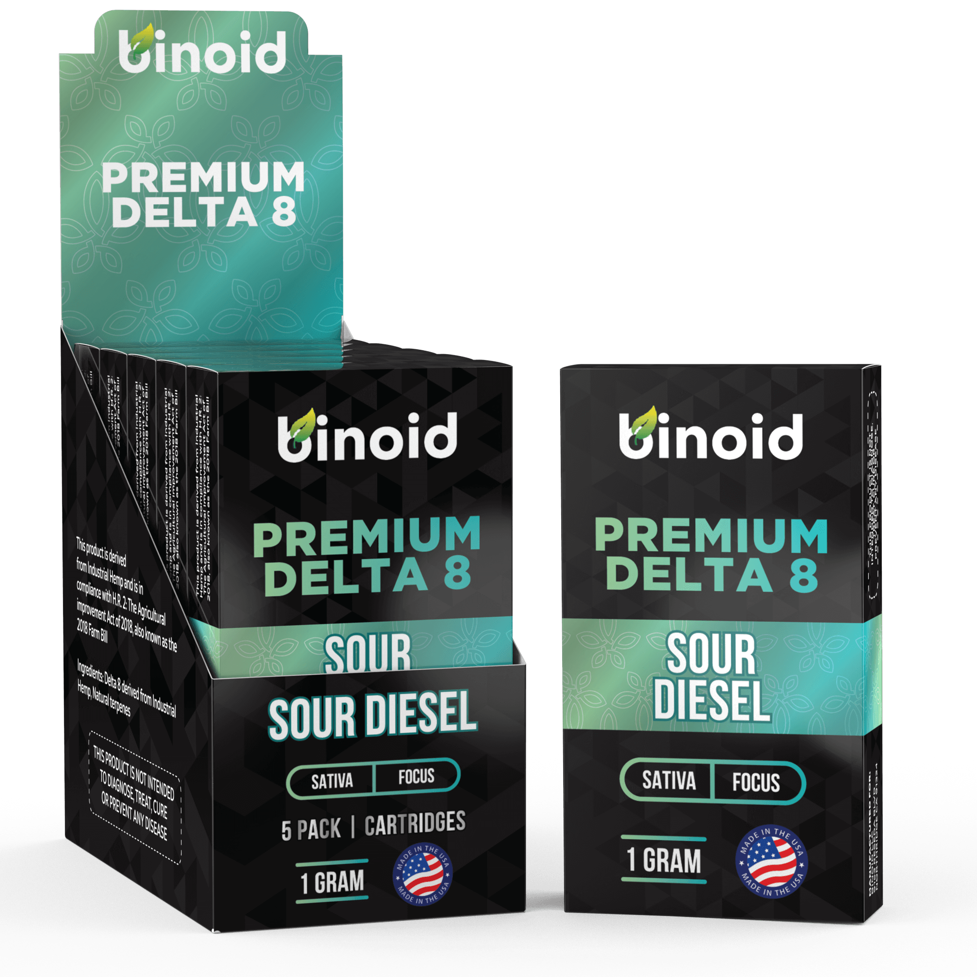 Binoid Delta 8 THC Vape Cartridge - Sour Diesel Best Price