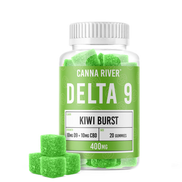 Canna River Delta 9 Gummies - Kiwi Burst - 20mg Best Price