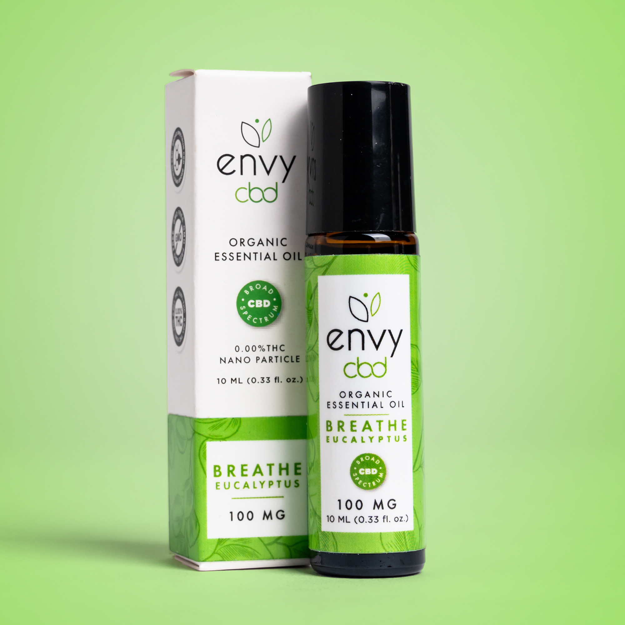 Envy CBD – Essential Oil Roll-On 100MG Broad Spectrum CBD Topical Best Price