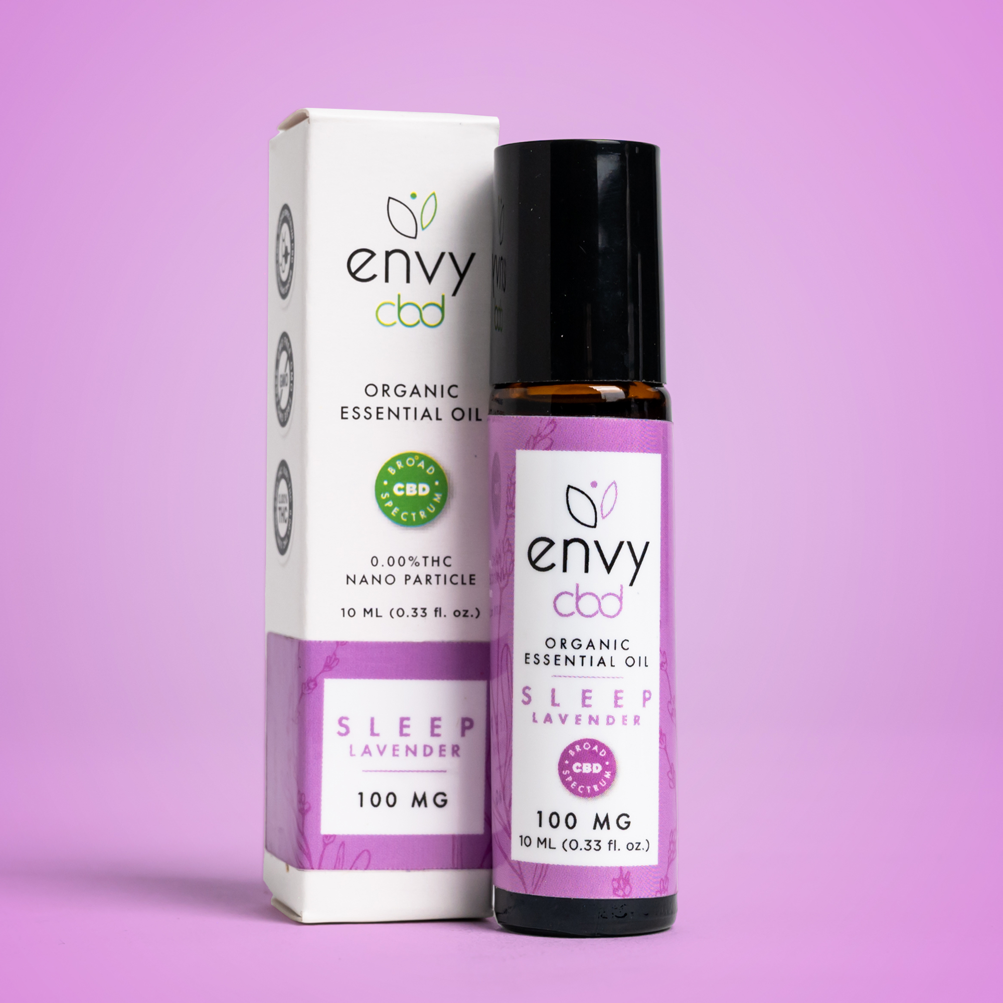 Envy CBD – Essential Oil Roll-On 100MG Broad Spectrum CBD Topical Best Price