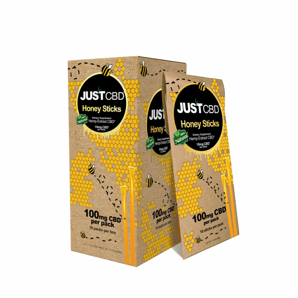 JustCBD - CBD Honey Sticks Best Price