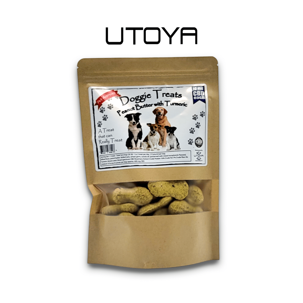 Utoya Every Day CBD Peanut Butter Dog Treats with Turmeric Best Price